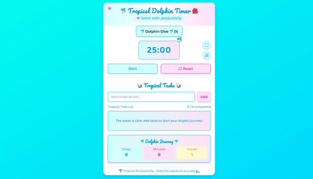 Tropical theme preview