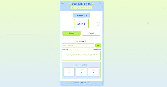 Y2K theme preview